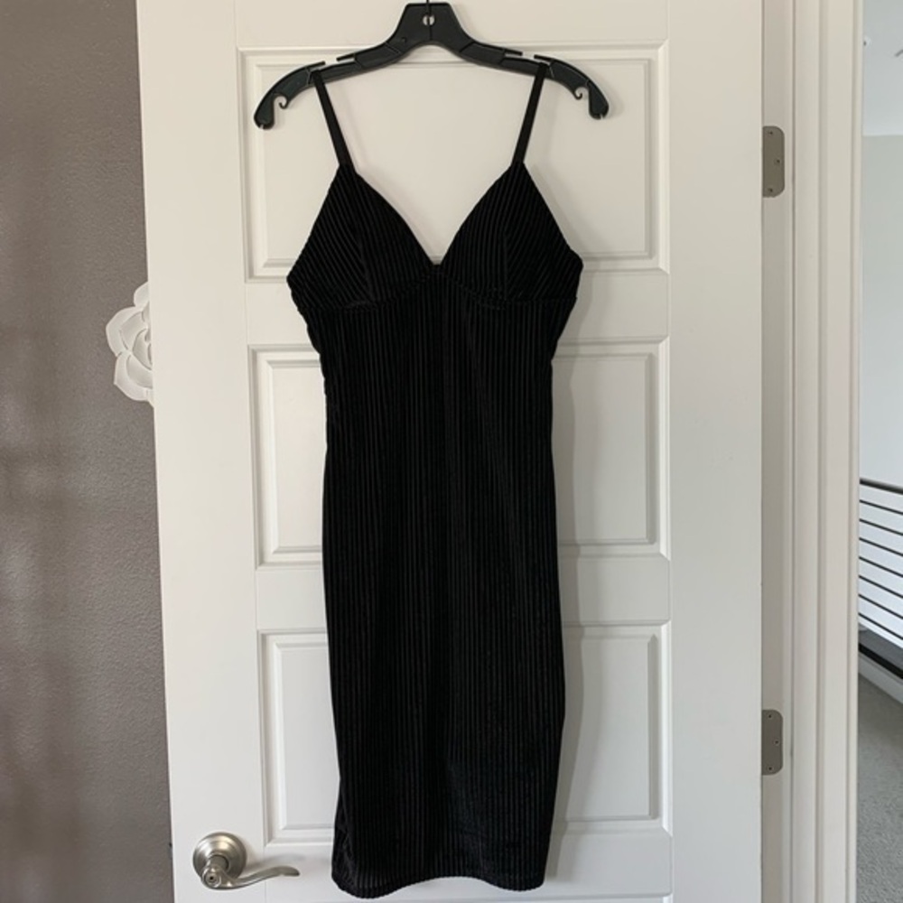 Fashion Nova Strappy Black Dres
